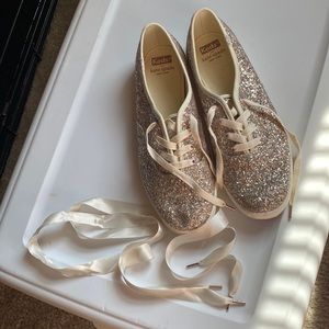 Womens Keds x Kate Spade New York Champion Glitter Shoes